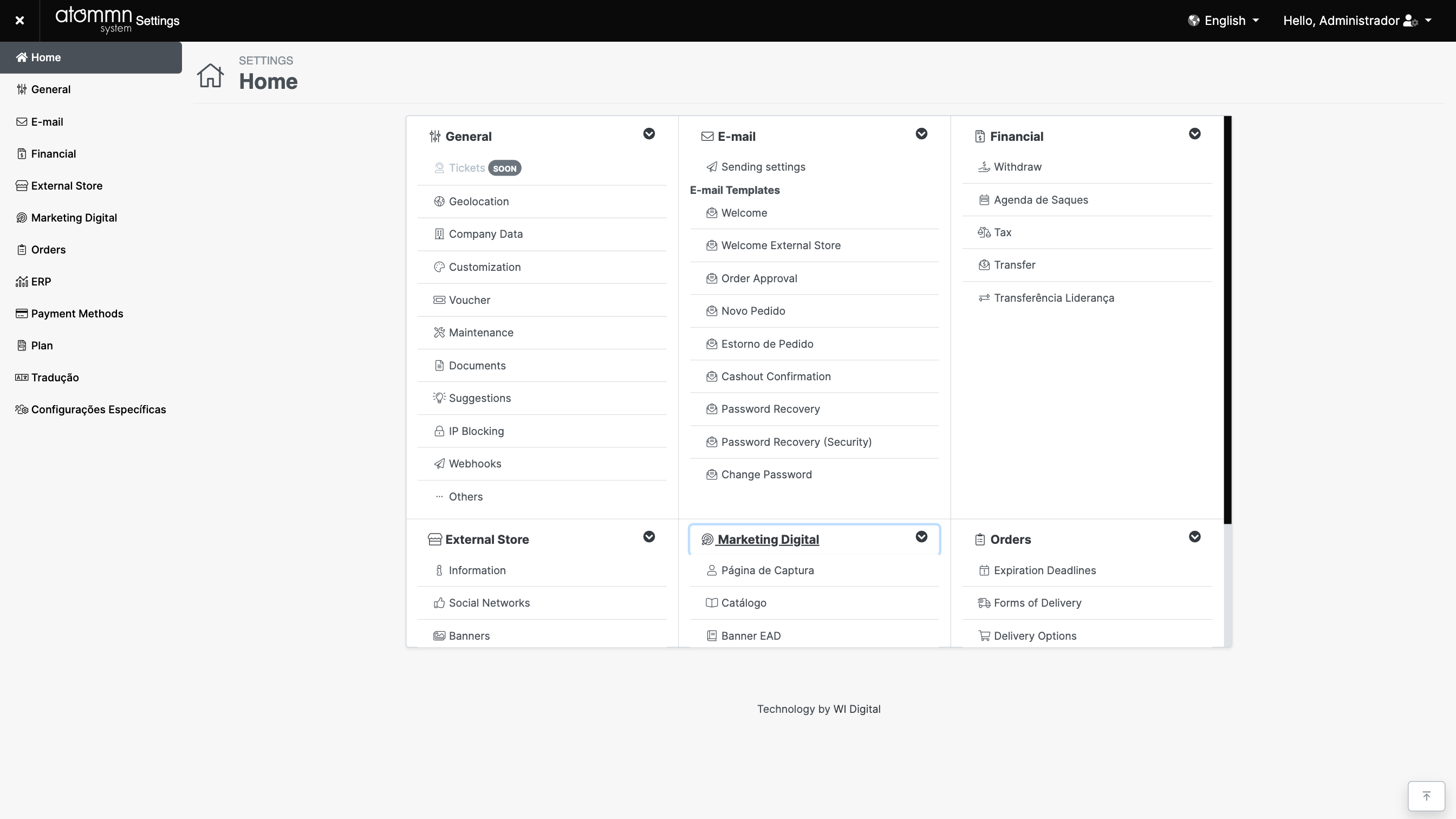 System Configuration and Paramaters